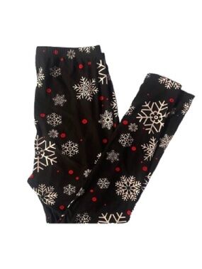 Viv Collection Snowflake Leggings Size Waist 13 1/2 “